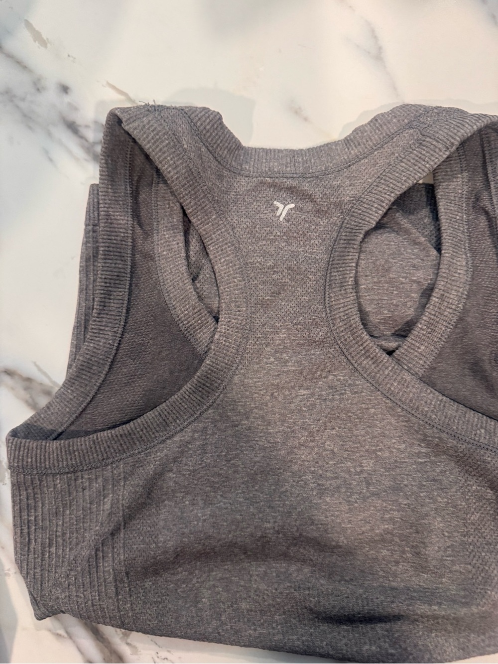 Mono B Black Racerback Sports Tank and old navy active grey tank
